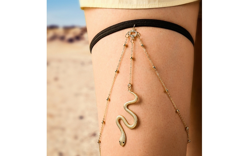 Thigh Chains for Women Gold Snake Leg Chain Boho Women