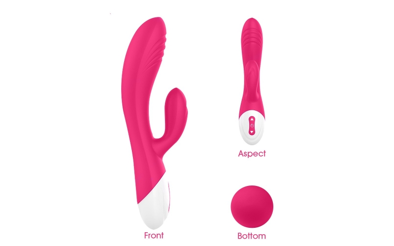 Rabbits Thrusting Vibrator Dildo Sex Toy: G Spot Rabbit Vibrator Dildos Adult Sex Toys for Clitoris G-spot Anal Stimulation, Adult Toys Thrusting Dildo for Women, Clitoral Stimulator with 7 Thrust 7 Vibration